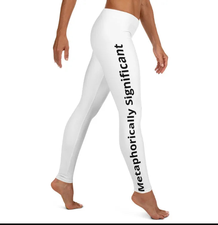 Womens White Leggings | ’Metaphorically Significant’ Collection