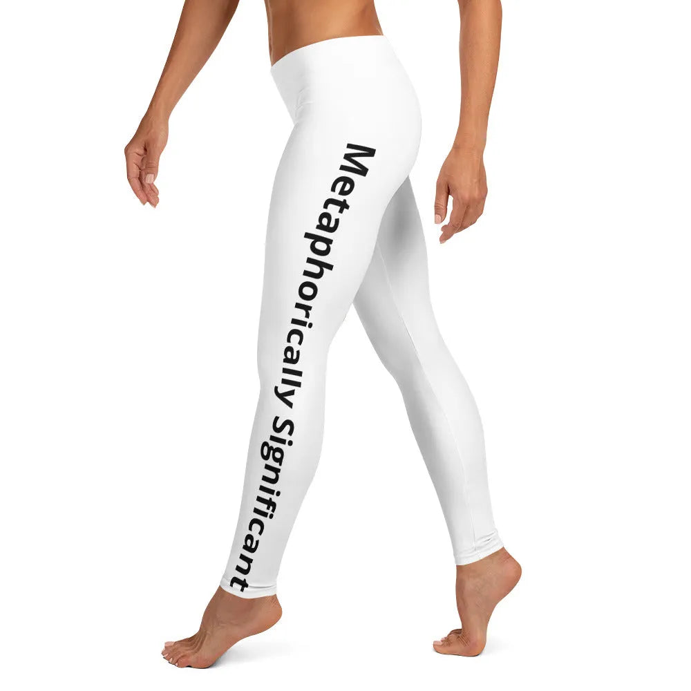 Womens White Leggings | ’Metaphorically Significant’ Collection