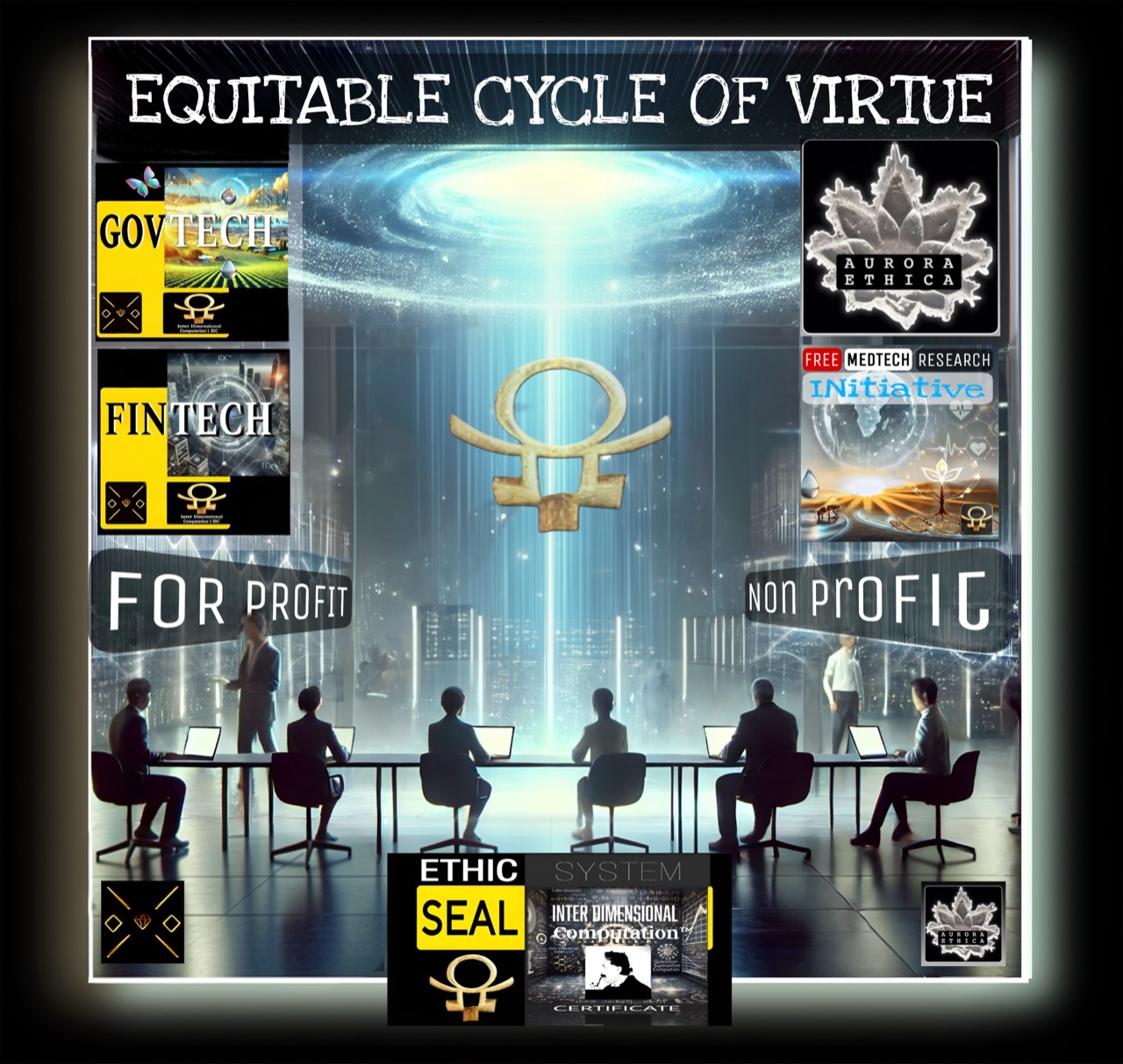 Equitable Cycle of Virtue — linking commercial IDC applications with public benefit