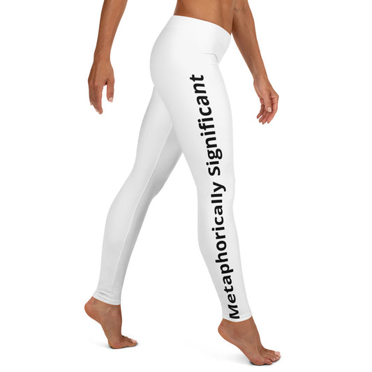 Womens White Leggings | ’Metaphorically Significant’ Collection
