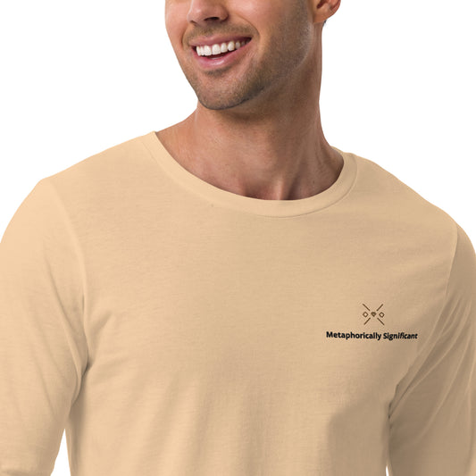Light Colored Unisex Long Sleeve Tee | Metaphorically Significant Collection